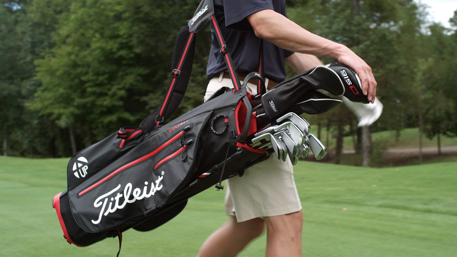 Introducing the new 4UP StaDry™ stand bag Team Titleist