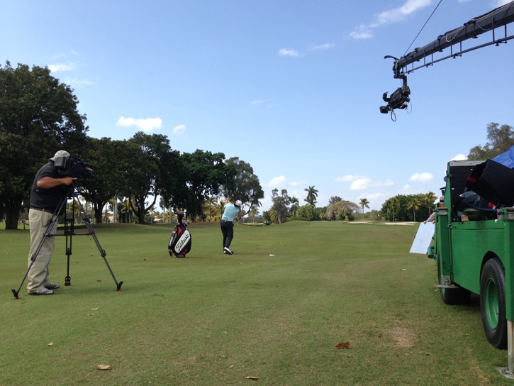 After lunch, Tim Clark hits the fairway and the...