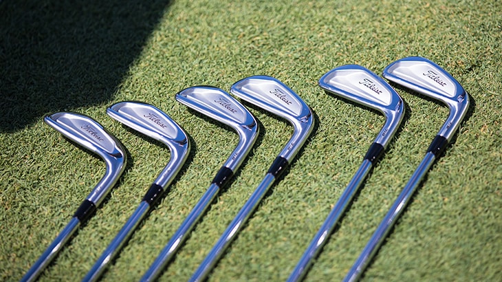 Lined up and ready for action: prototype Titleist ...