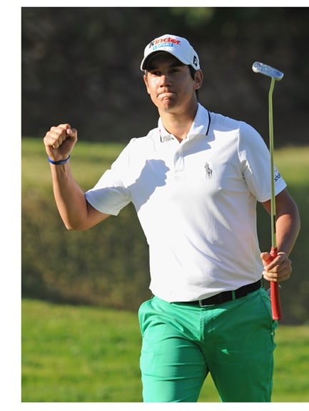 Manassero, who started the day matteo manassero in the bag. Manassero, who started the day