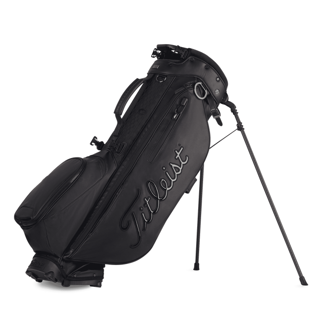 Black titleist golf bag sales