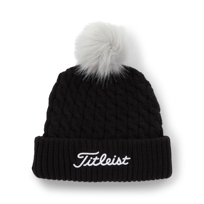 Golf pom top beanie