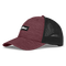 Burgundy/Black/White