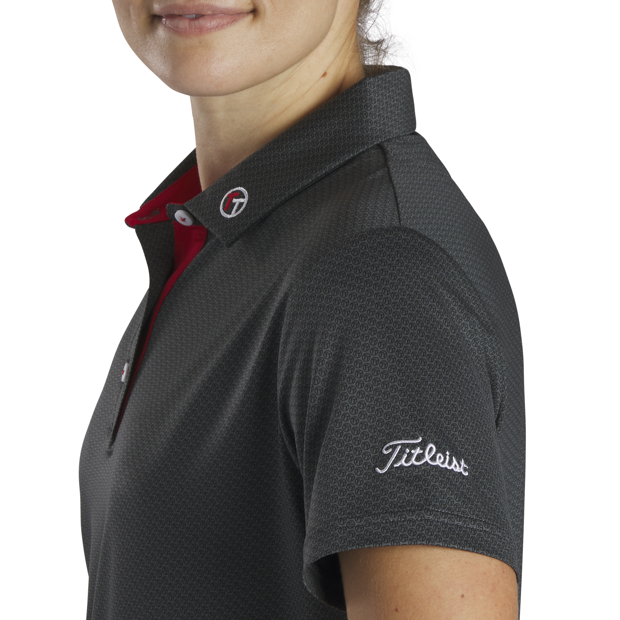 Team Titleist Women's Print Lisle Polo