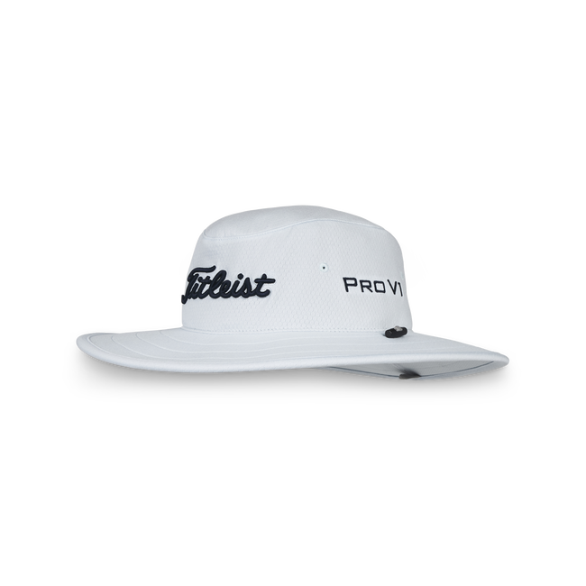 Titleist Tour Aussie Golf Hat - White/Black Titleist Tour Aussie Golf Hat - White/Black