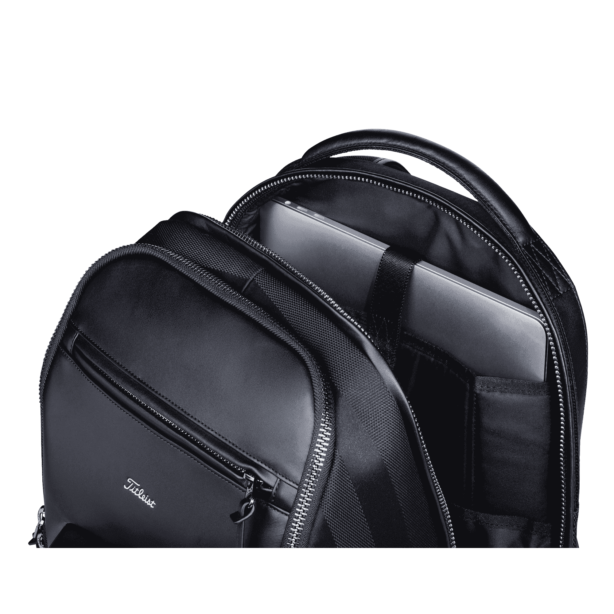 milled nappa soft leather backpack