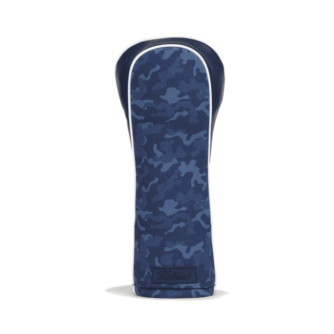 Navy Camo Leather & Cotton Twill Headcover | Titleist Golf Navy Camo Leather & Cotton Twill Headcover | Titleist Golf