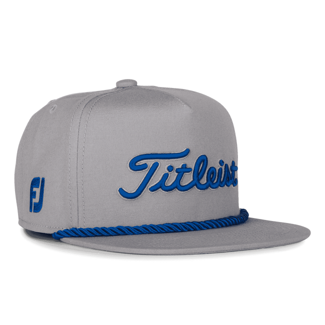 Titleist flat top bill rope hat