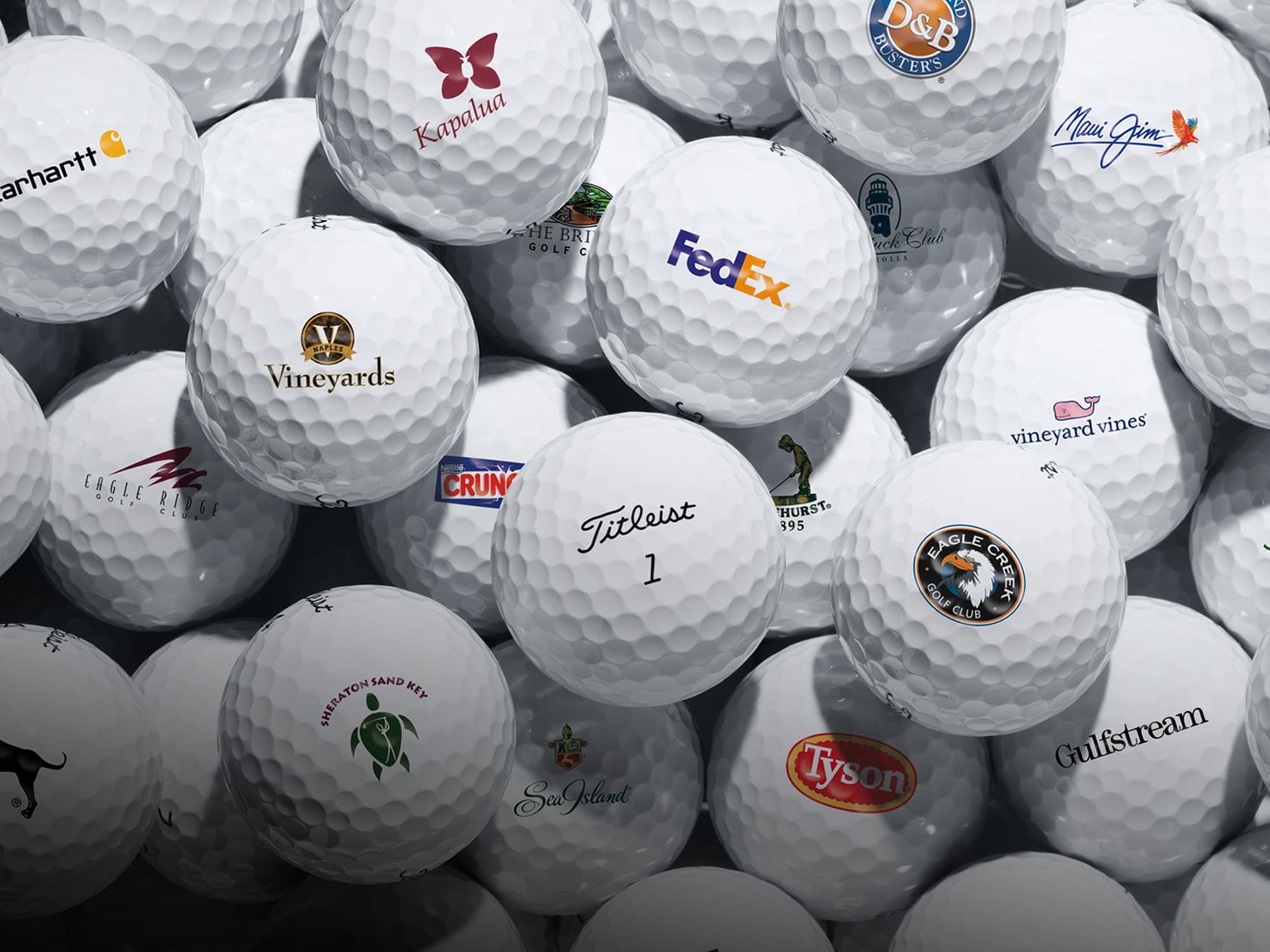 Titleist Custom Logo Upload Golf Balls