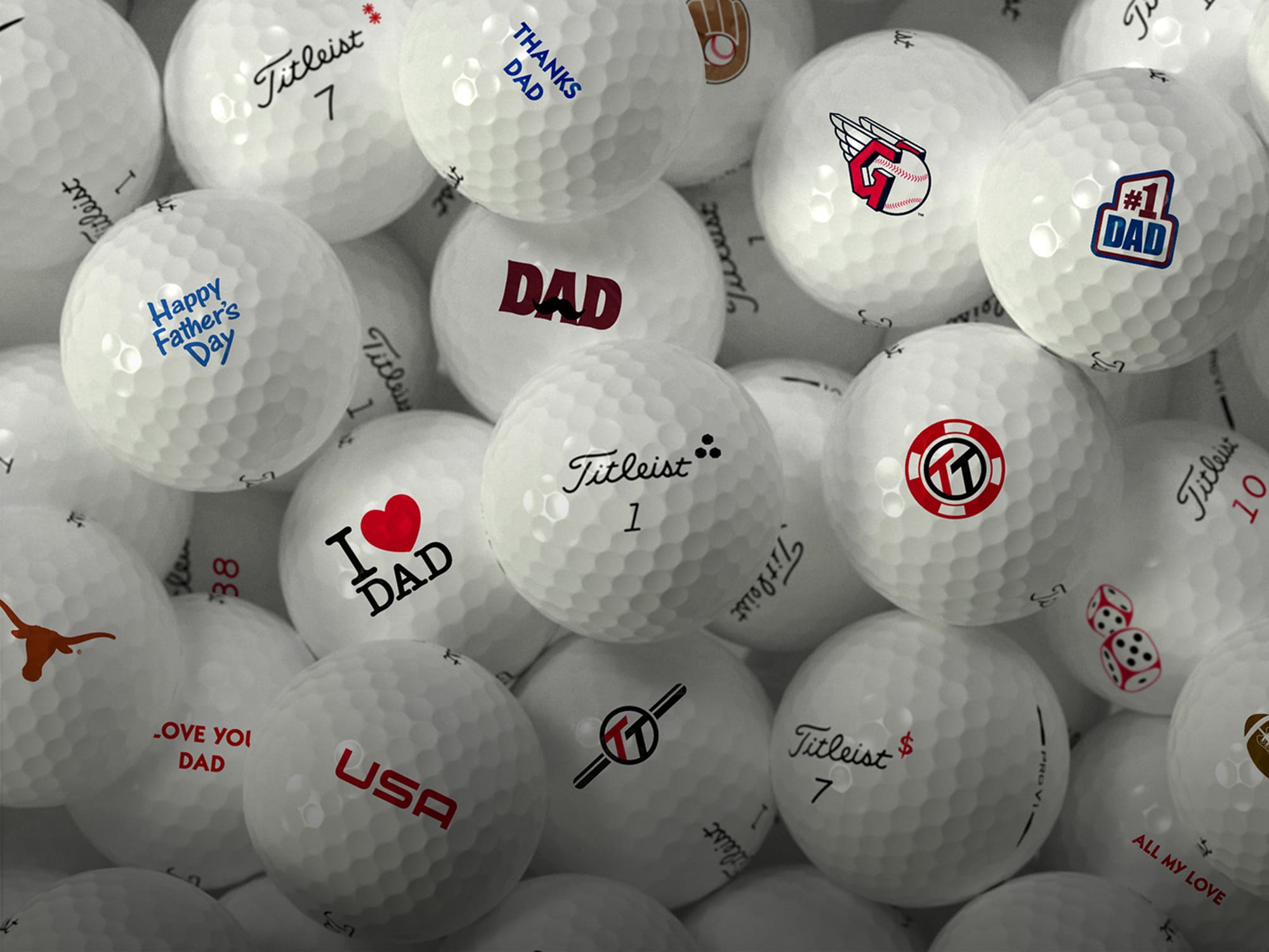 Titleist Father's Day Custom Golf Balls