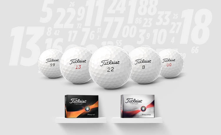 Titleist Special Play Number Golf Balls