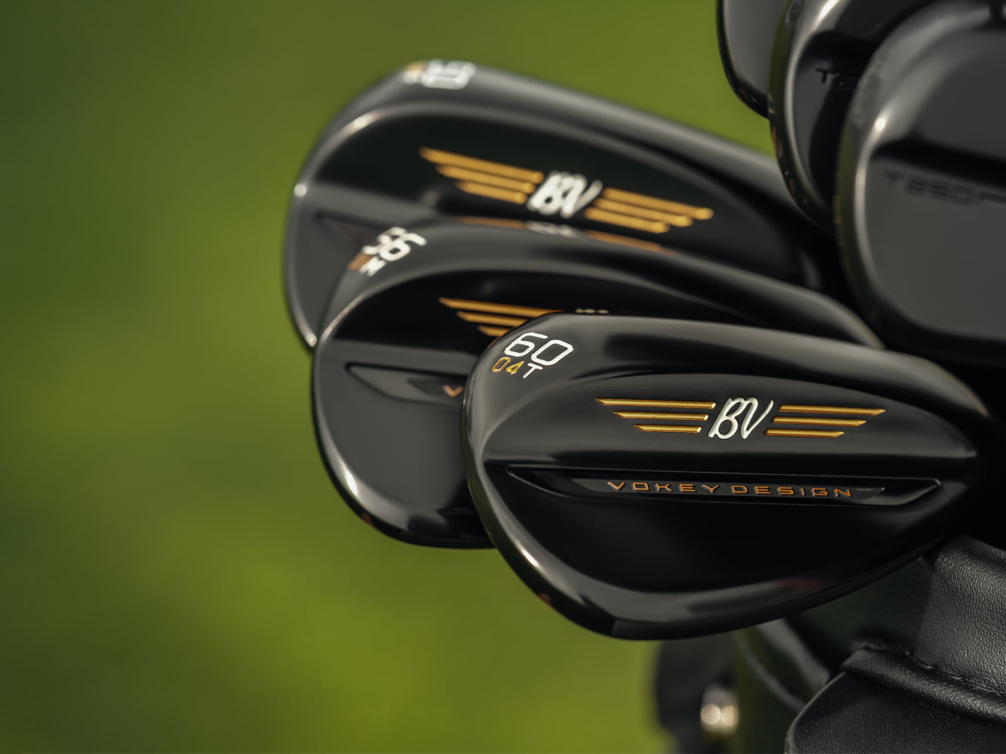 Limited Edition Vokey SM11 Black Vapor Wedges with Sight Lines