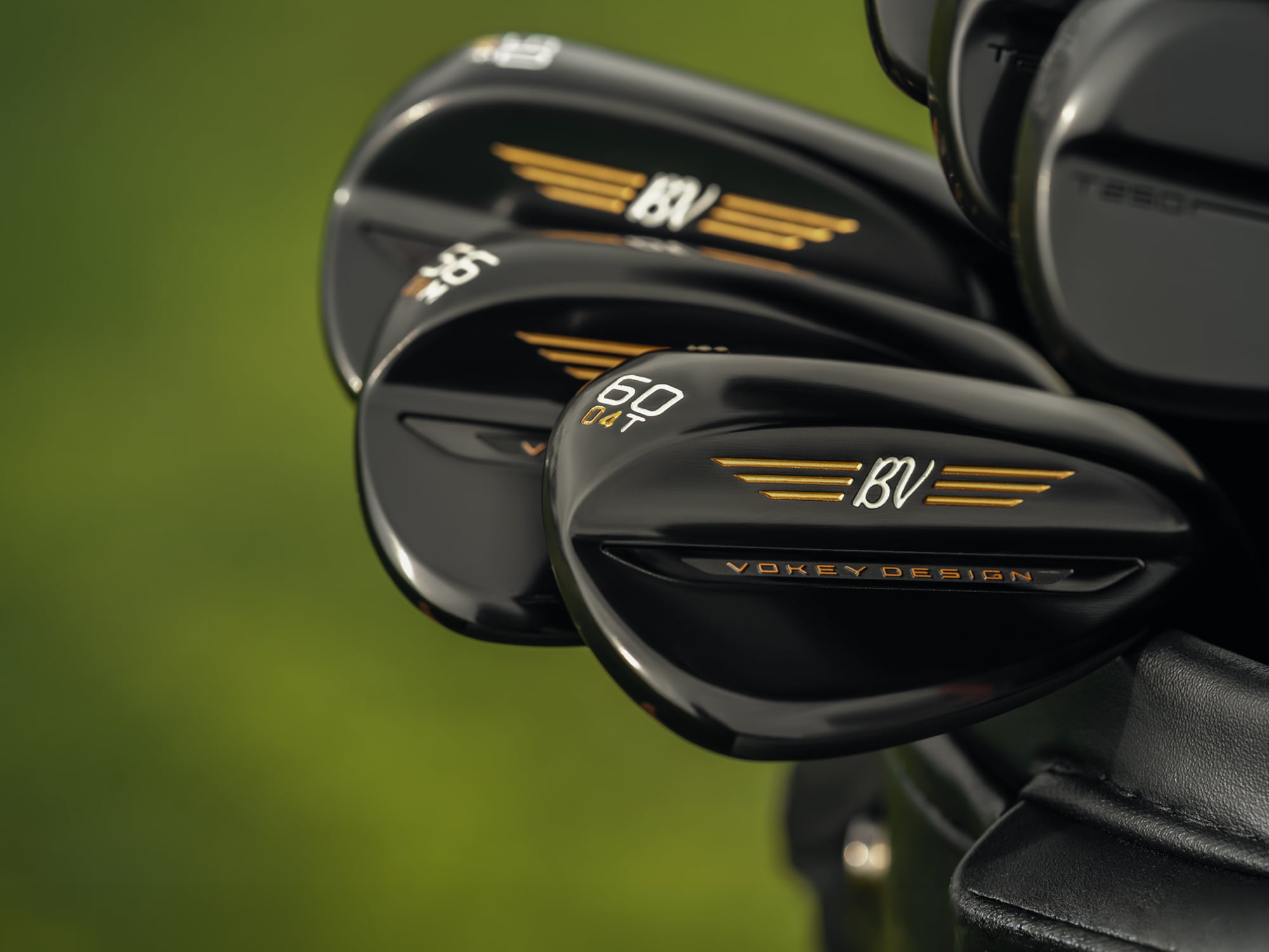 Limited Edition Vokey SM11 Black Vapor Wedges with Sight Lines