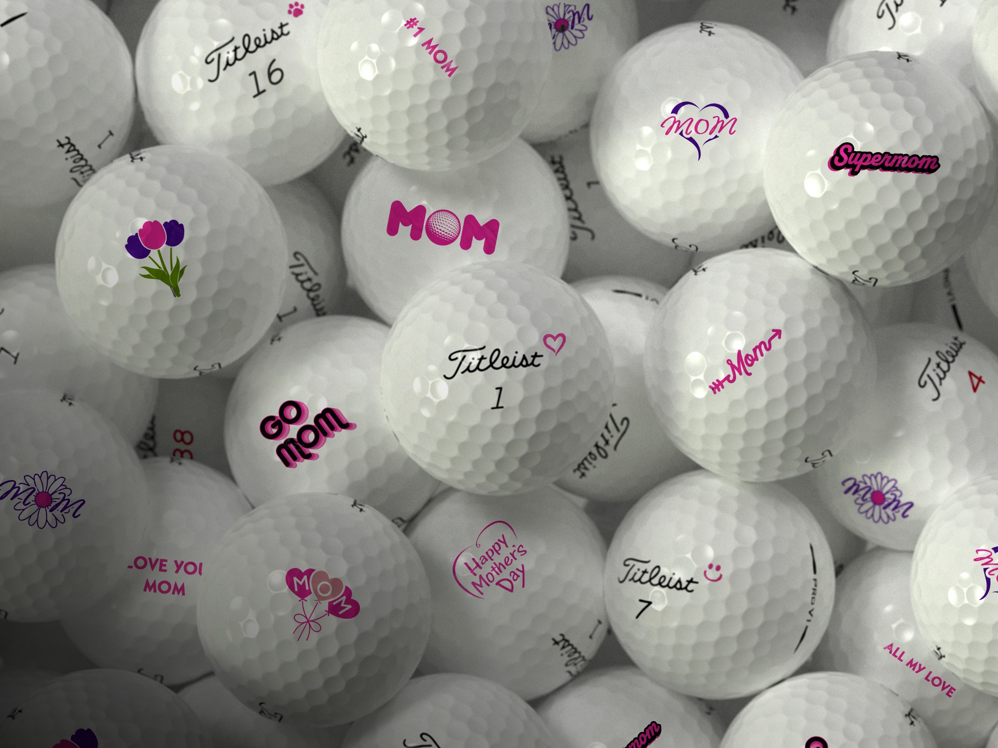 Titleist Mother's Day Custom Golf Balls
