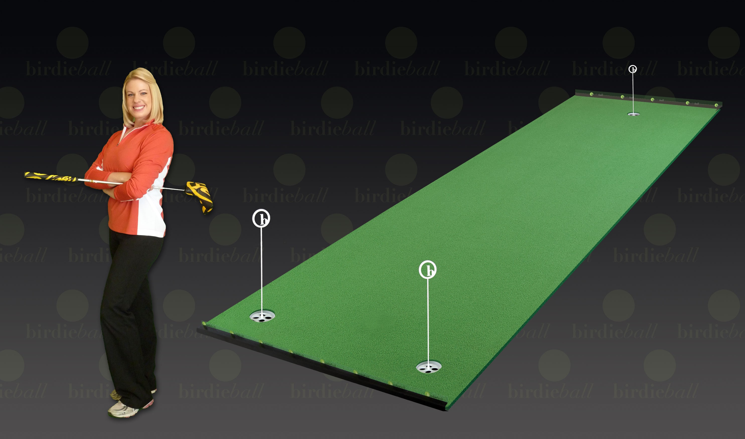 Indoor putting mats The Clubhouse Team Titleist