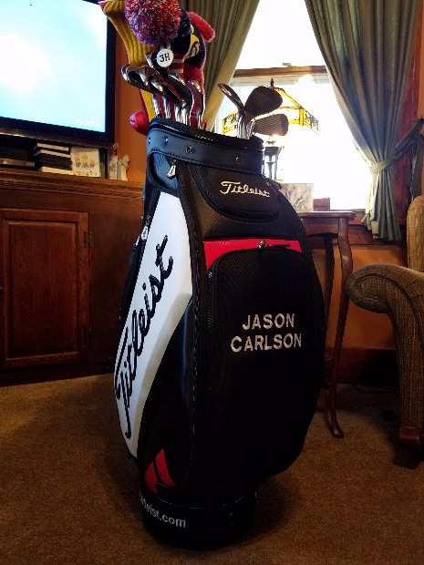 Got my name and country embroided on my golf bag! Looks awesome! : r/golf