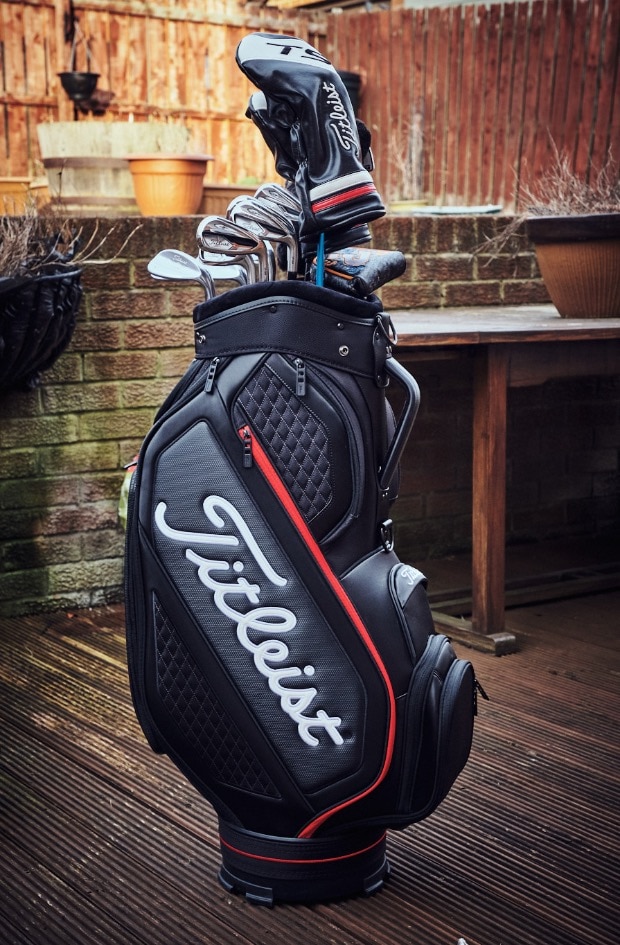 2020 Jet Black Midsize Tour Bag - Golf Gear - Team Titleist