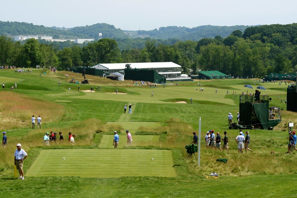 The view from behind the 12th tee.