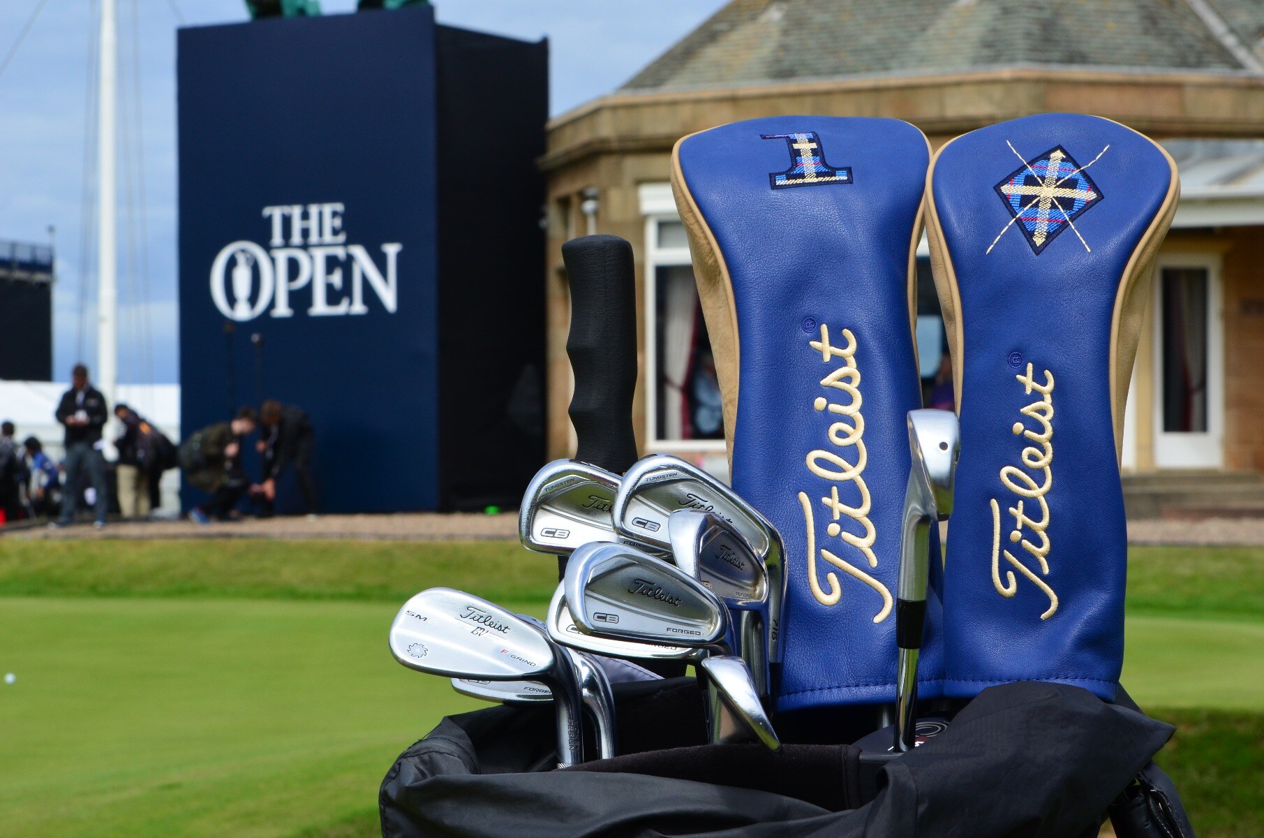 George Coetzee's set up this week, with his...