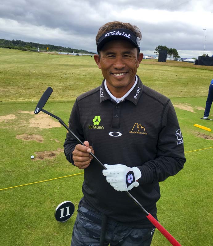 Thongchai Jaidee and his Scotty Cameron putter