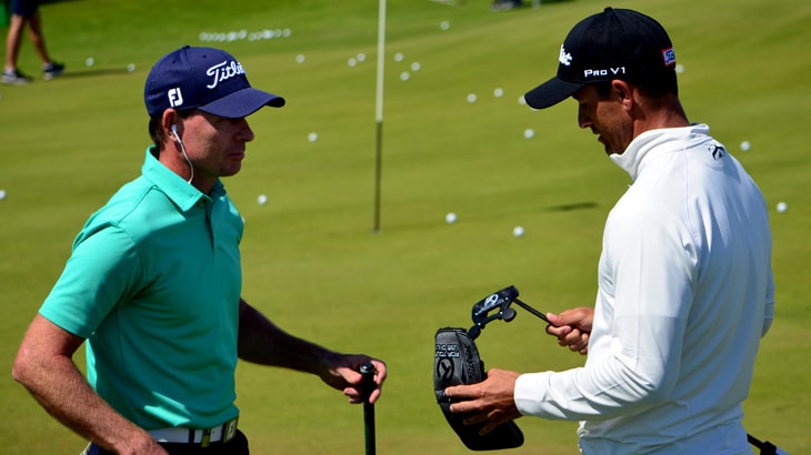 A quick Scotty Cameron chat with Adam Scott and...