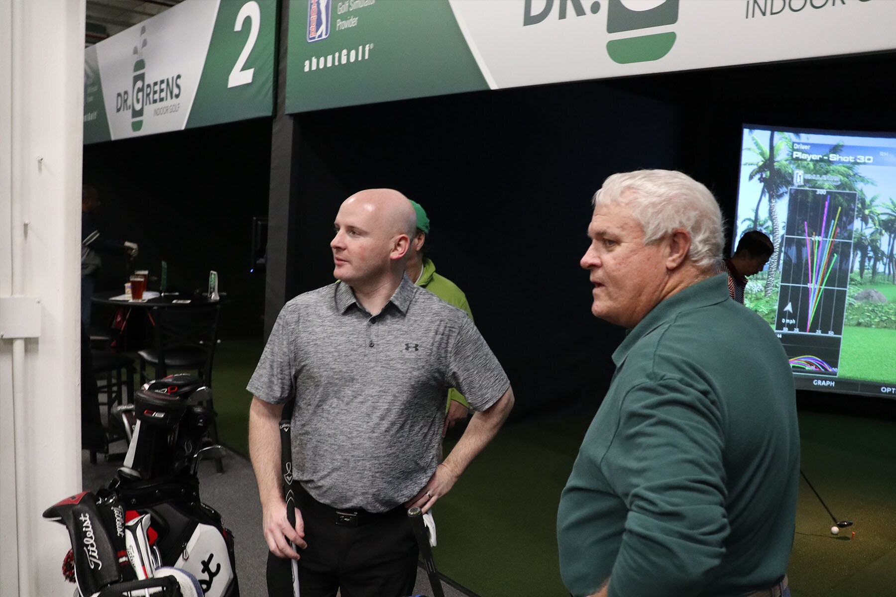 Bryan S. and Tom B. react to a near hole-in-one on...