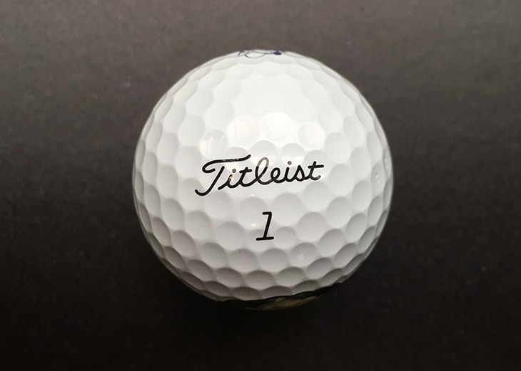 ... is the #1 ball in golf, the Titleist Pro V1...