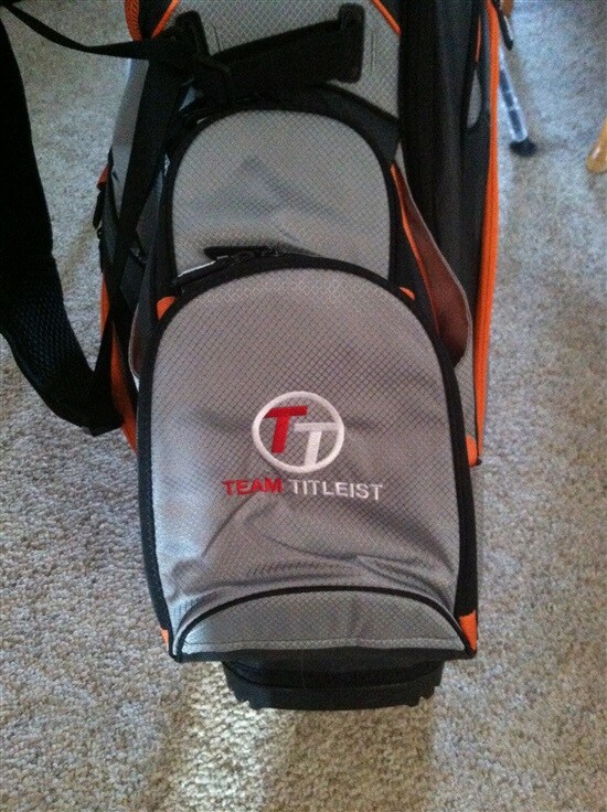 Custom Embroidery on 14way Stand bag Golf Gear Team Titleist