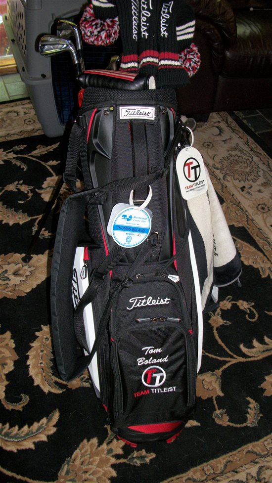 Personalized golf bag The Clubhouse Team Titleist