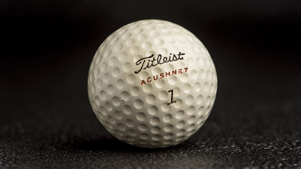 Photo of a Titleist Golf Ball, circa 1947