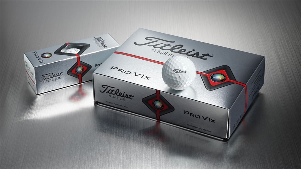 2019 Titleist Pro V1x golf ball dozen, 3-ball sleeve and single ball image
