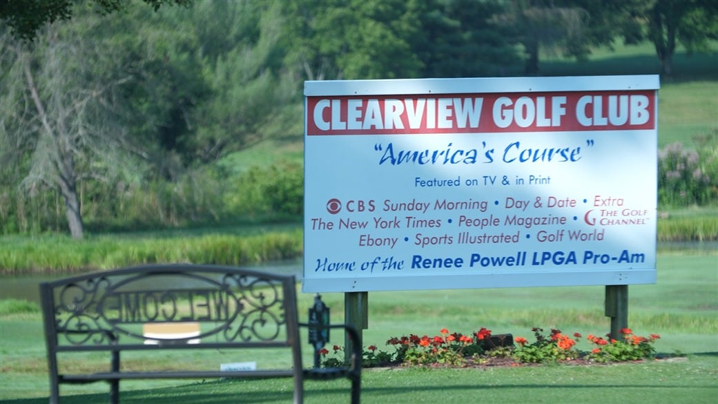 Image of Clearview Welcome Sign