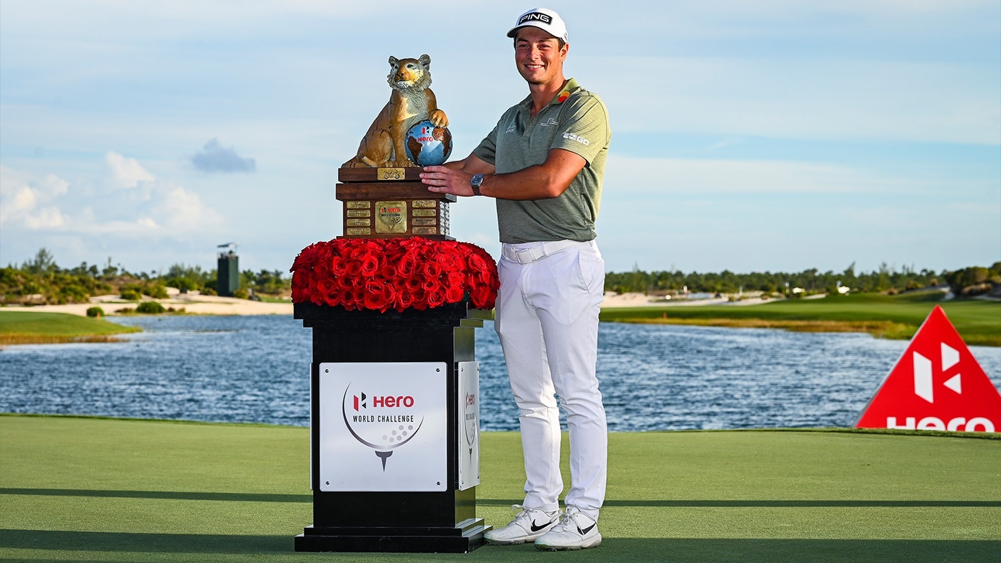 Viktor Hovland Rallies from 6 Shots Back to Win the Hero World