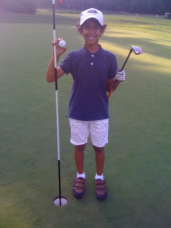 Lucas Miller gets his first Hole In One