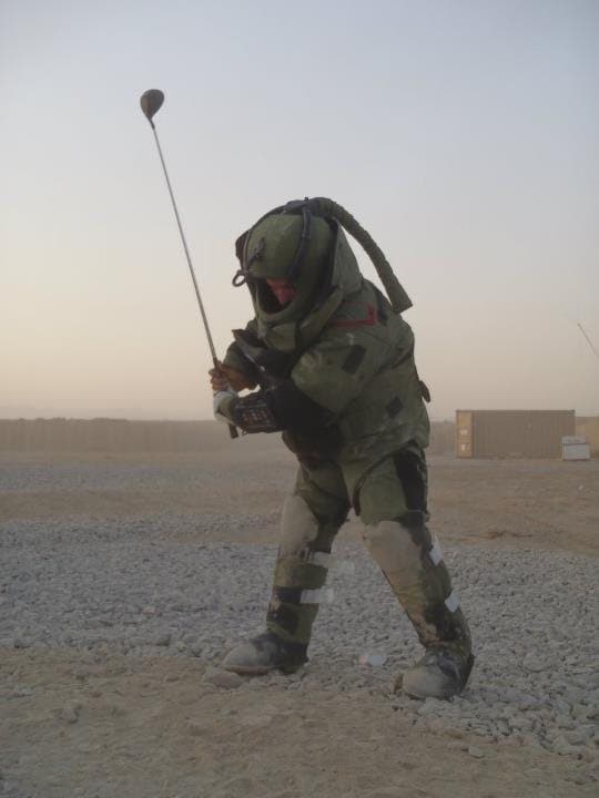 Golfing in Afghanistan