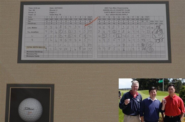 One of 3 Aces in a single day