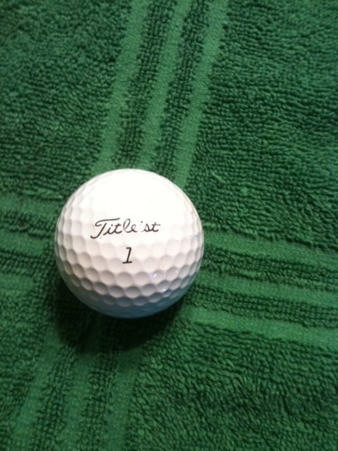 Pro V1 hole in one by Bobby Lepper