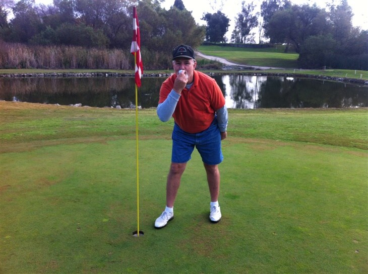 Mr Irons  Hole in One After 43 years