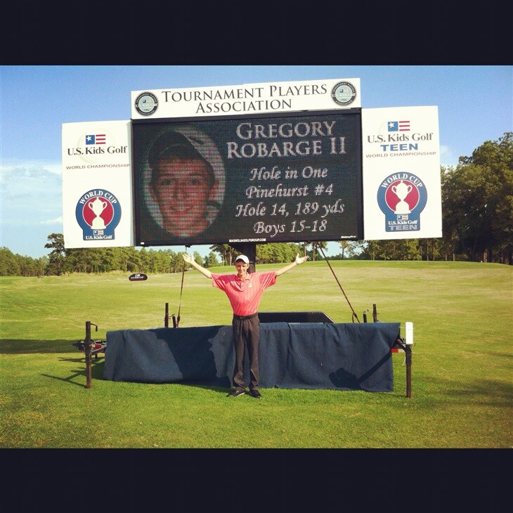 HOLE IN ONE during US TEEN WORLD CHAMPIONSHIP