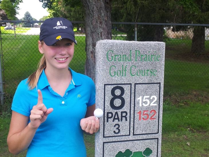 My first hole in one at age 12