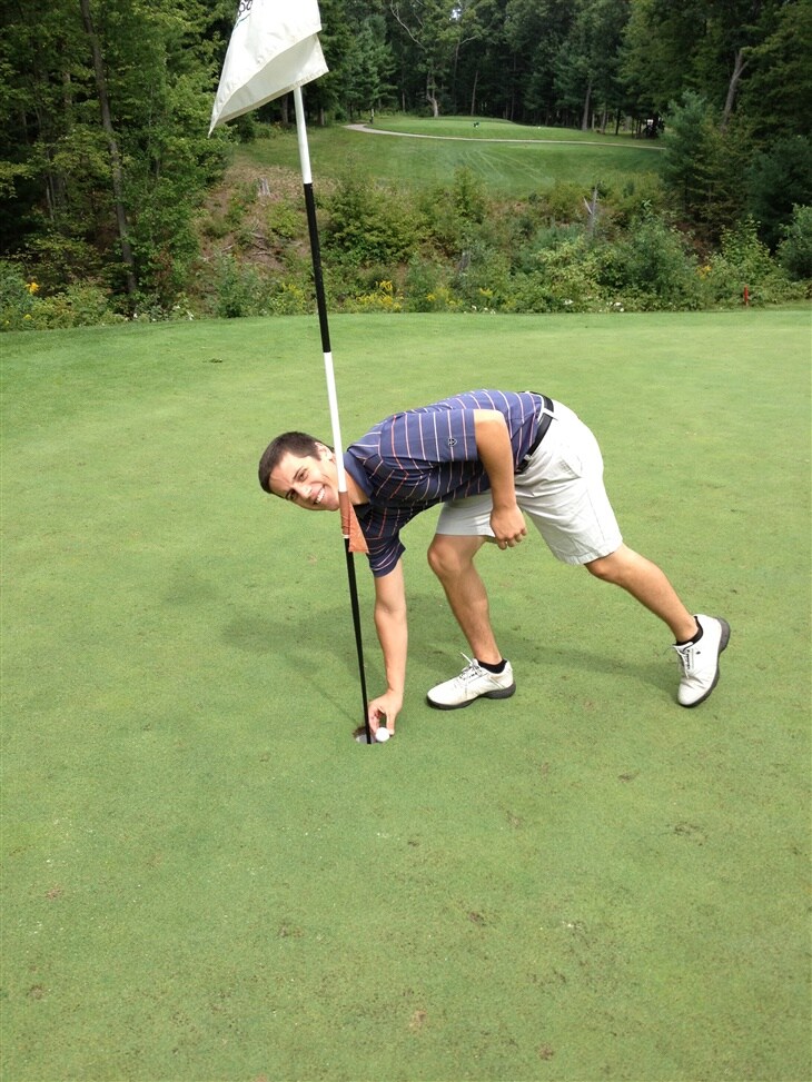 Hole in one Post Hip Surgery