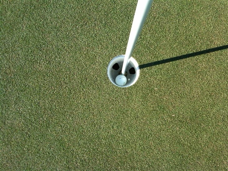 Double Eagle on Par 5 18th at The Peninsula Club