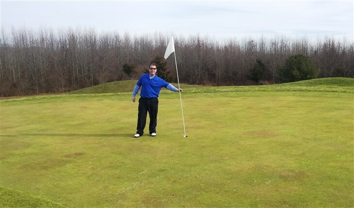 12 12 12 Hole in One on the 8th hole with my Titleist 8