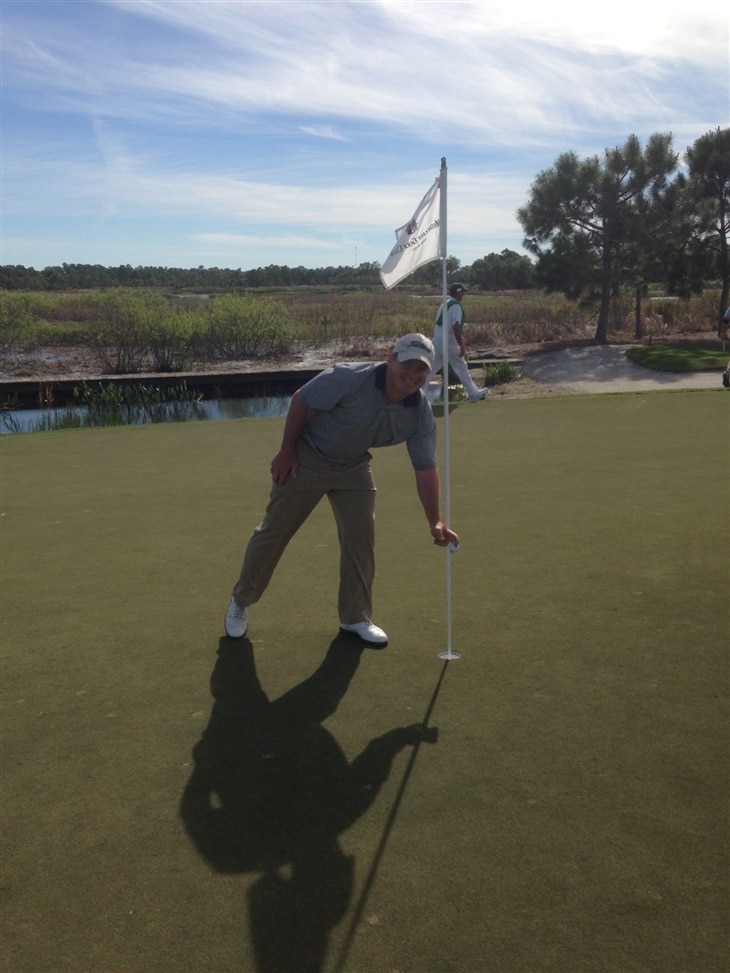 Superbowl Sunday Hole in One at The Medalist Golf Club, Hobe Sound Florida