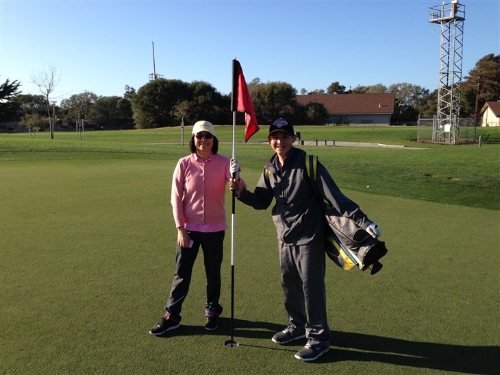 Mother and son hit two hole in one on the same hole