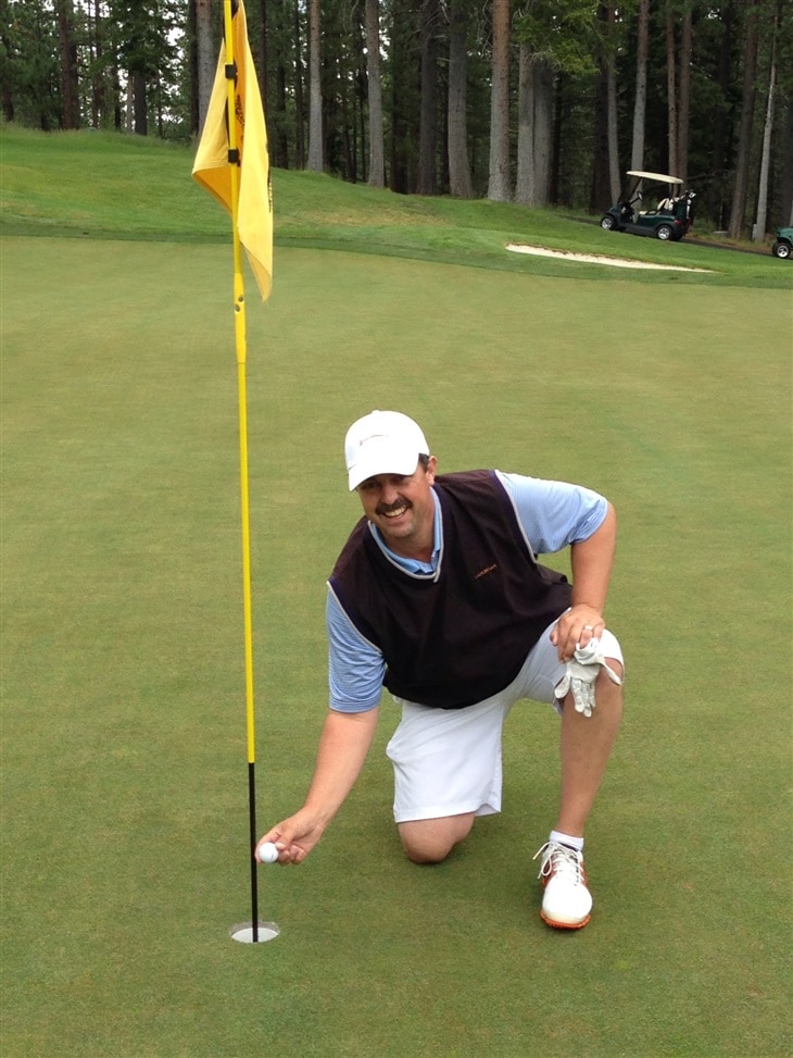 Hole in one on Dads favorite hole