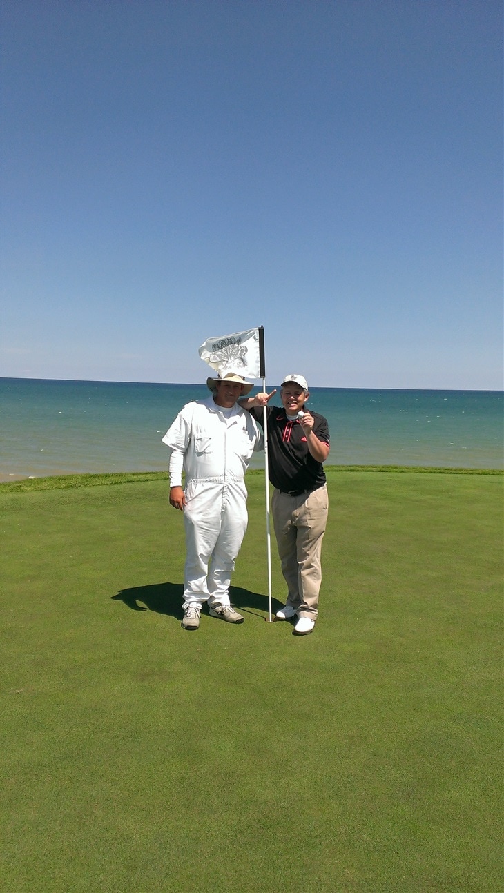 Rick St John And His First ACE Comes At Whistling Straits