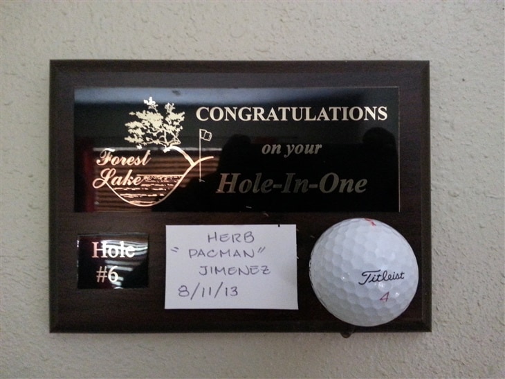 My first Hole in one