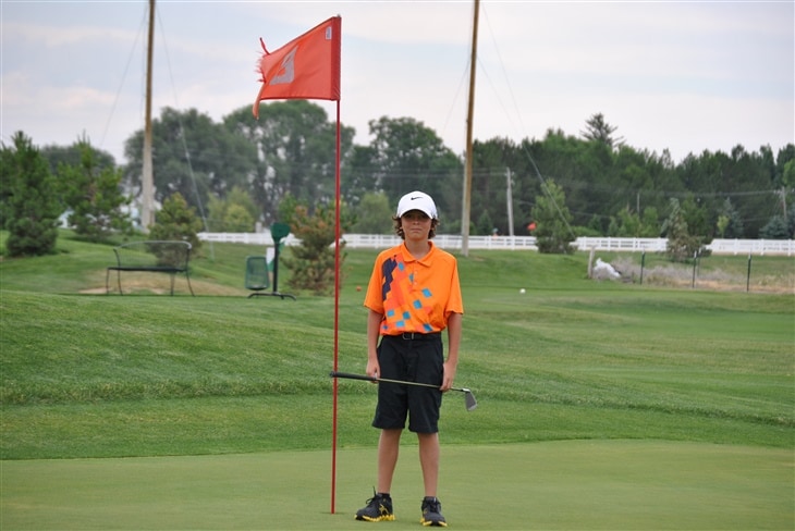 10 Year Old gets Hole In One