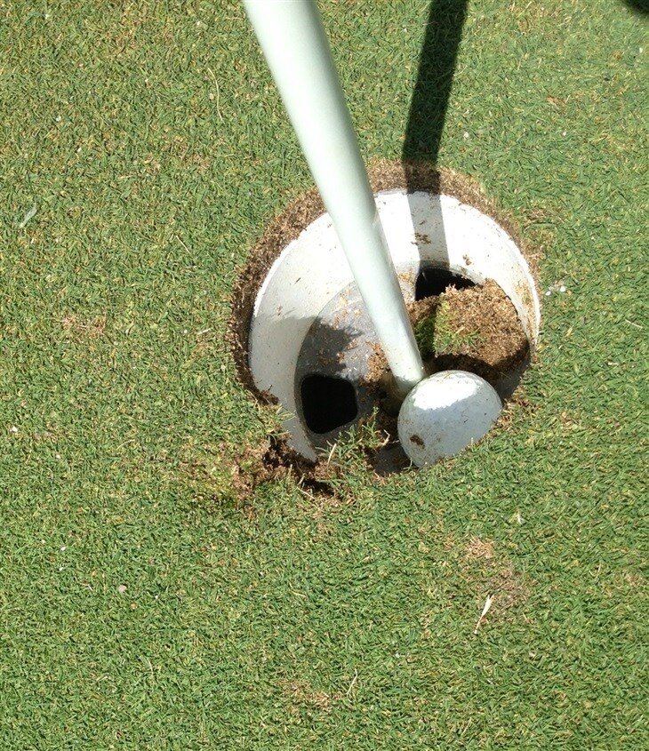 Amazing hole in one